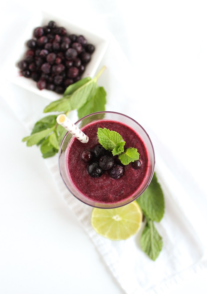 WILD BLUEBERRY MOJITO SMOOTHIE