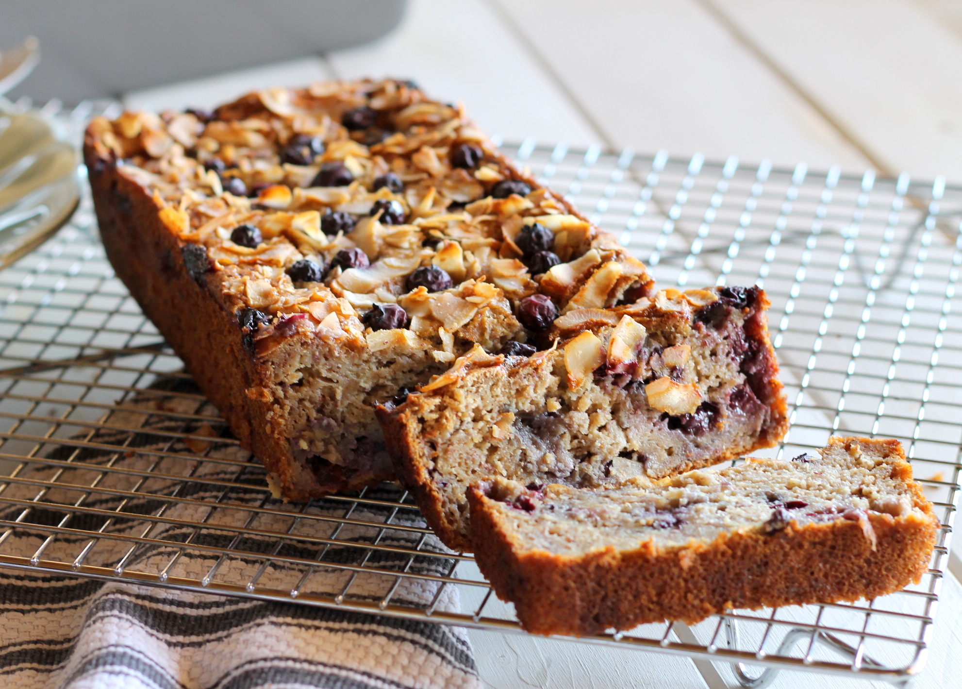 Clean coconut banana bread