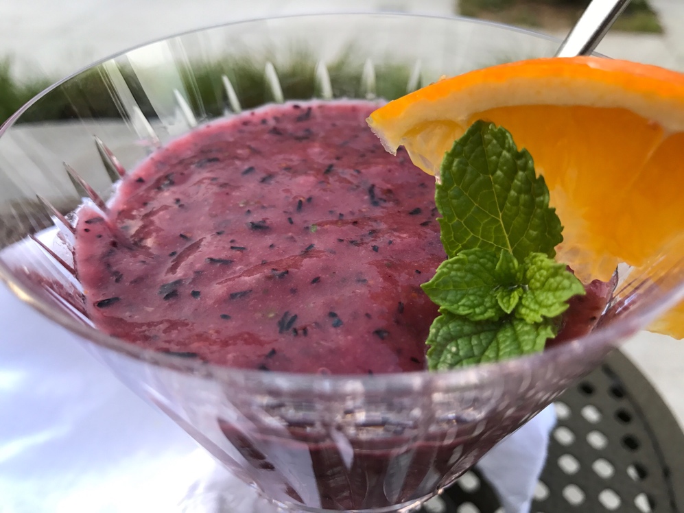 Simple Summer Blueberry Gazpacho