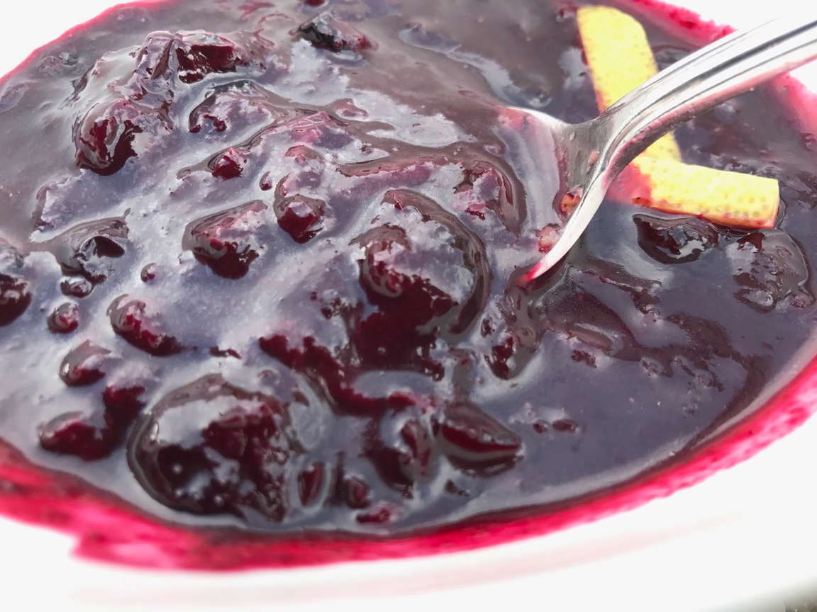 Spicy Blueberry Chutney