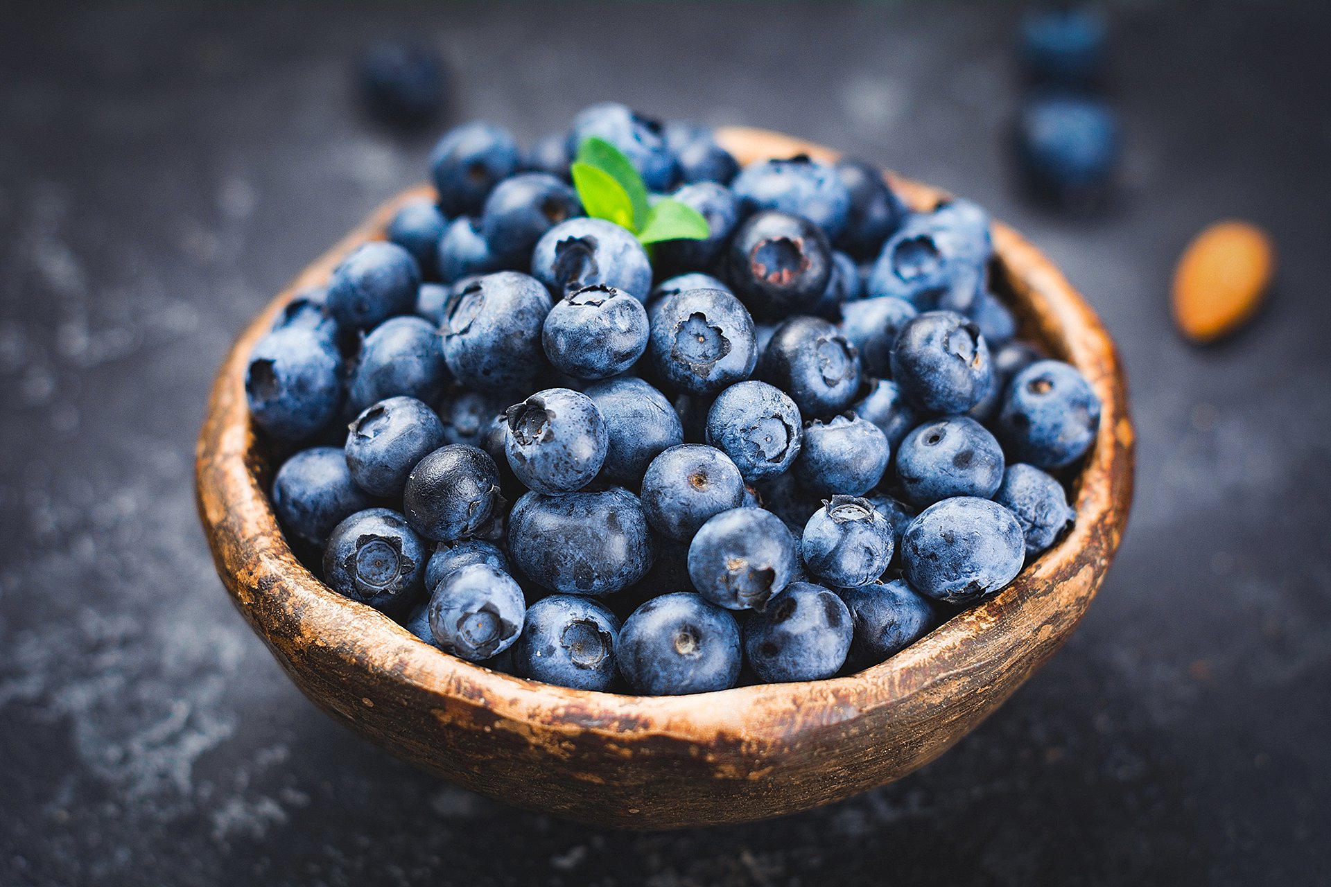 fresh blueberries