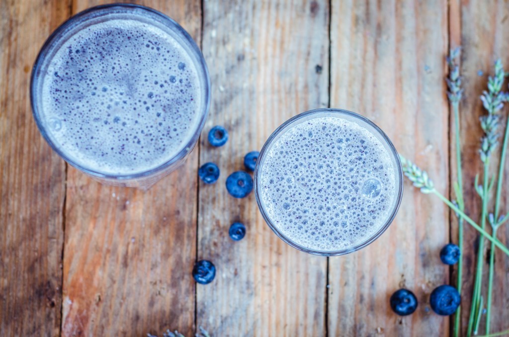 Lavender Blueberry Smoothie