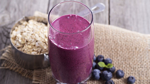 Berry Green Protein Smoothie