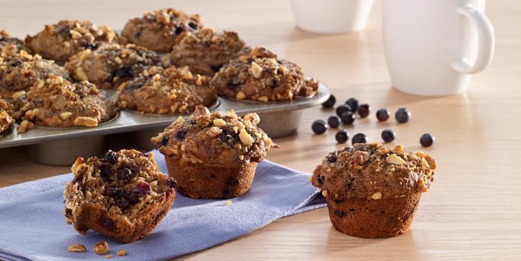 blueberry walnut muffin