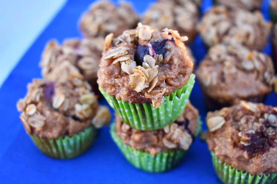 Blueberry/Banana Mini Muffins