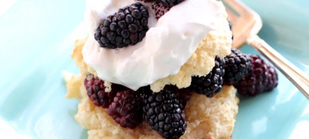Berry Shortcakes with Whipped Cream Cheese