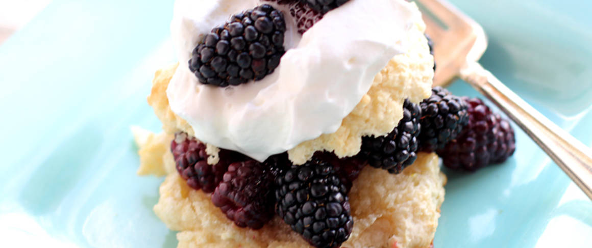 Berry Shortcakes with Whipped Cream Cheese