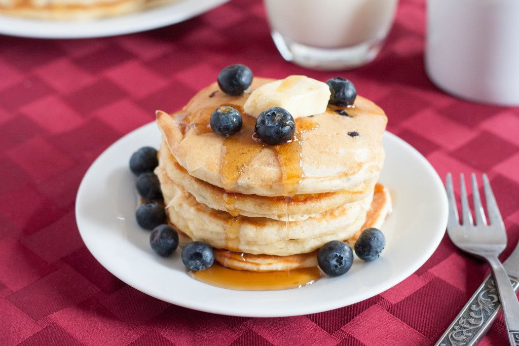 Blueberry Flax Pancakes