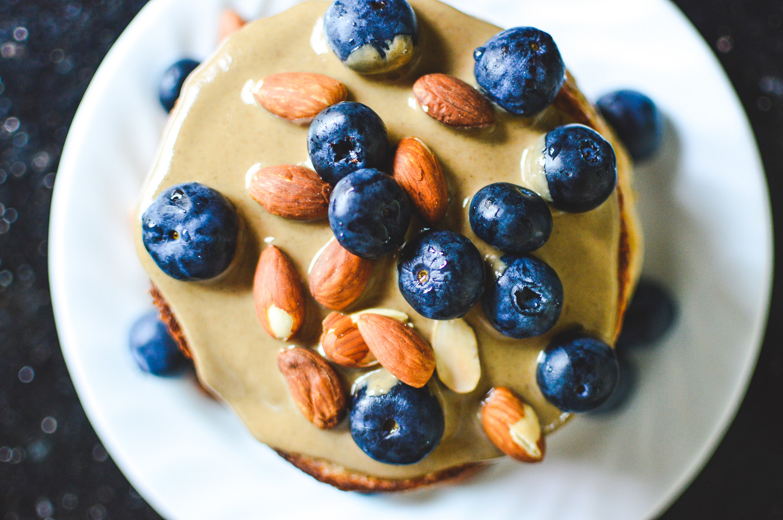 Blueberry protein pancakes