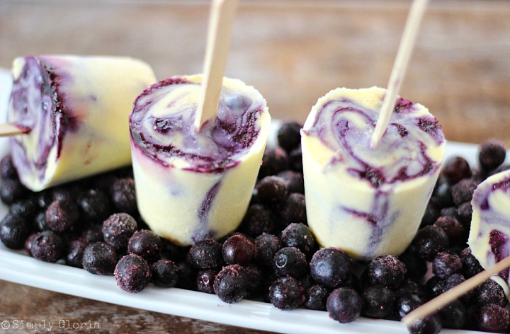 Blueberry Popsicles