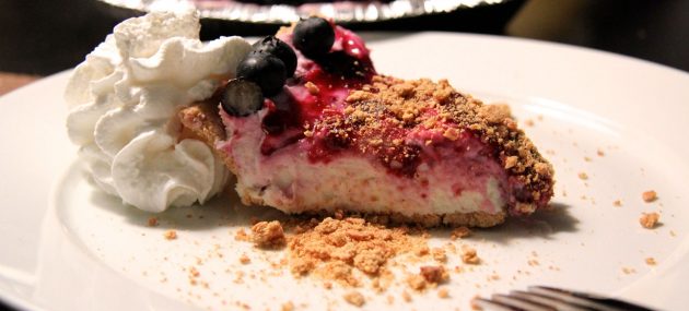 No bake Blueberry Cheesecake with Graham Cracker Crust