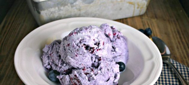 Blueberry Muffin Ice Cream