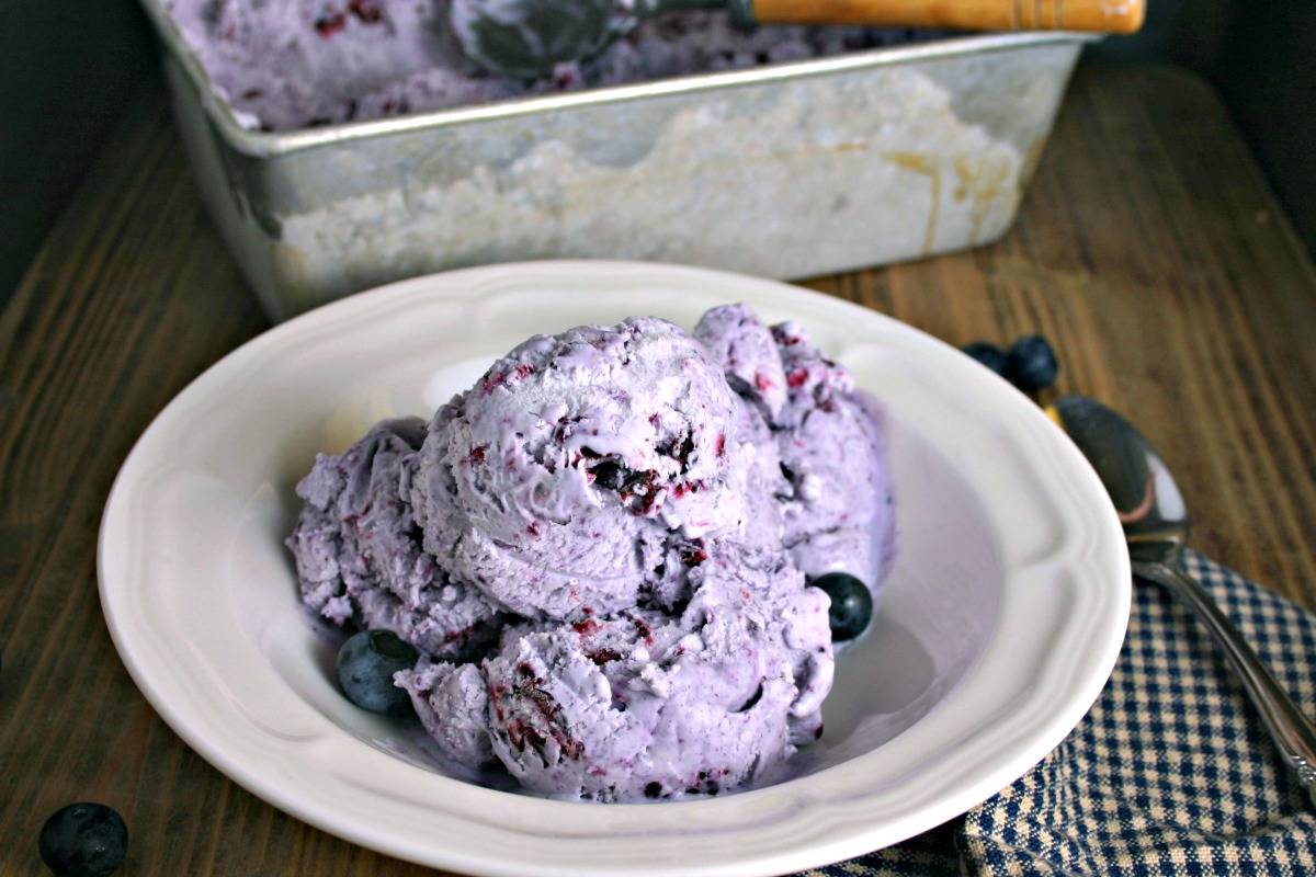 Blueberry Muffin Ice Cream