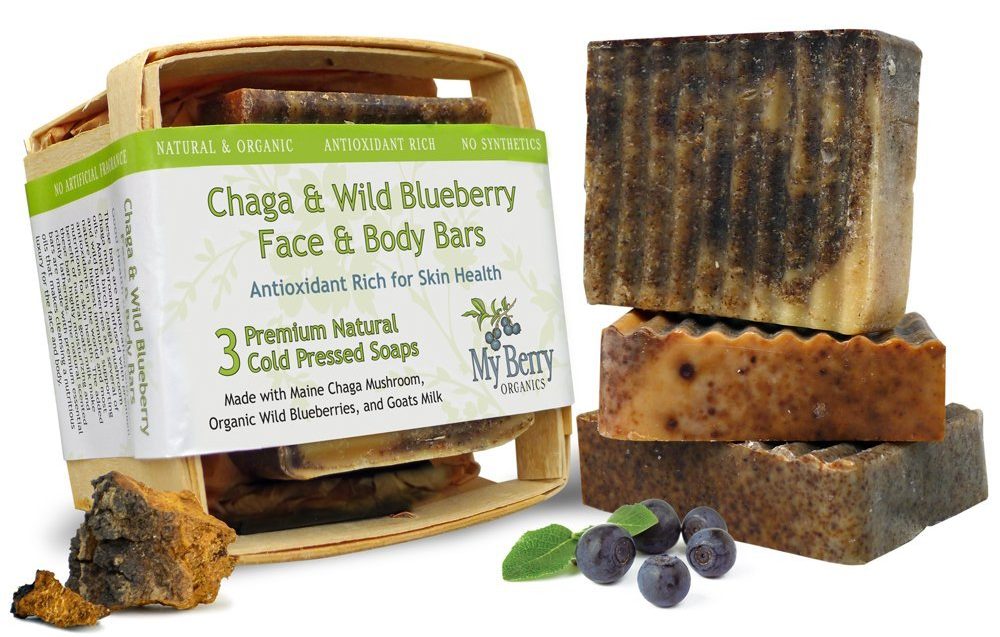 Maine Chaga & Wild Blueberry Soap