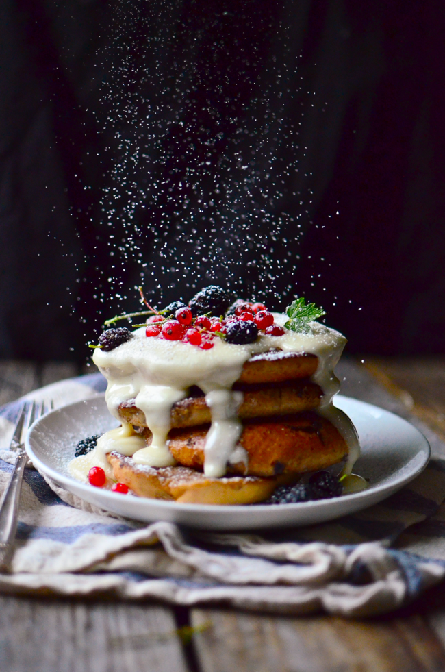 Blueberries And French Cream