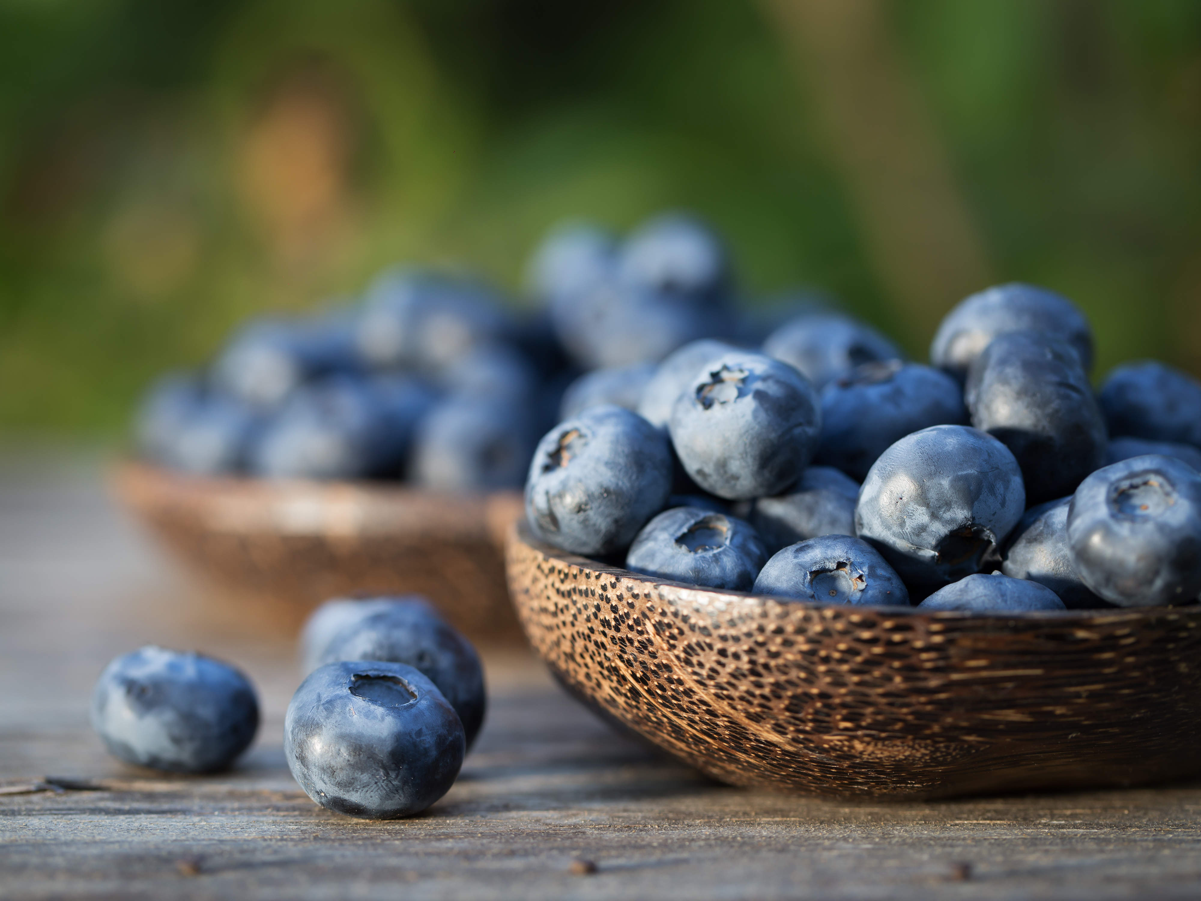 Blueberries are Coated in a White Powder