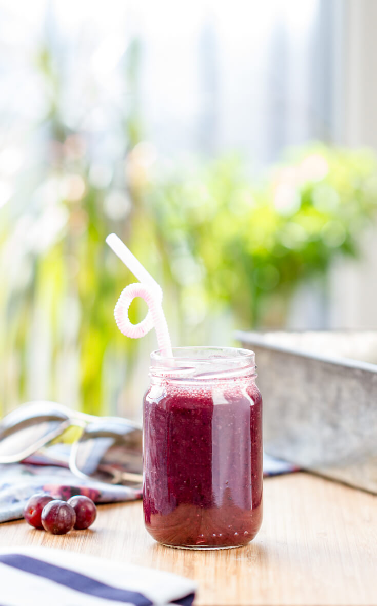 Blueberry Grape Smoothie