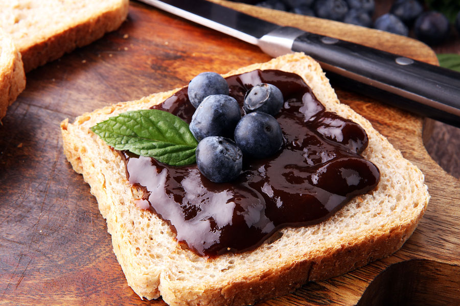 Low Sugar Blueberry Jam