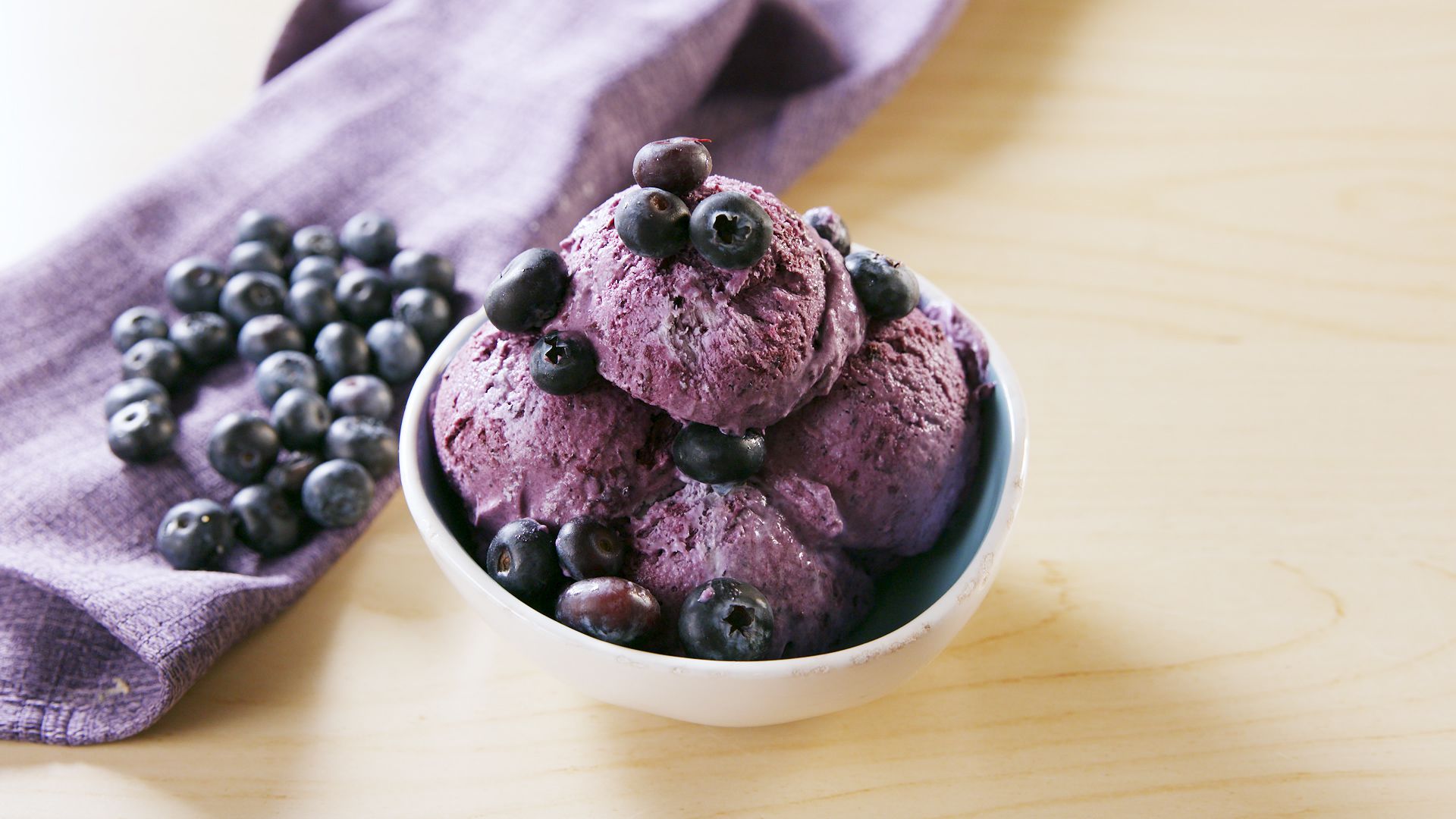 Blueberry Ice cream