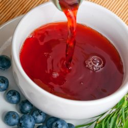 Blueberry Tea: Iced & Hot